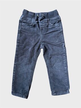 Hanna Andersson Corduroy Pull-On Pants Dark Grey